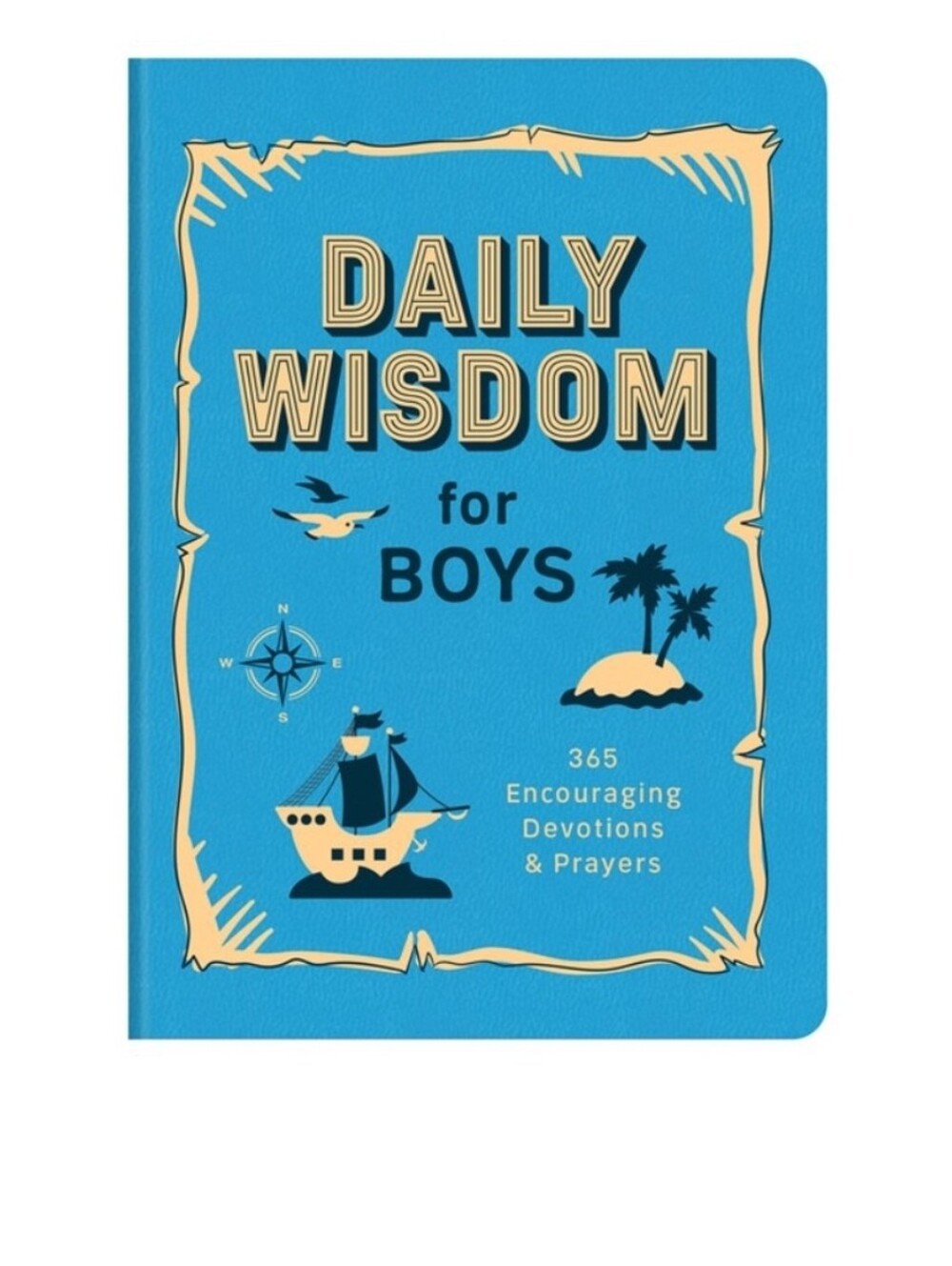 Barbour Kids Daily Wisdom for Boys - Blue & Yellow Devotional Book